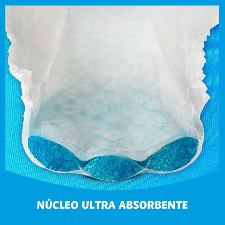 Dodot Baby-Dry, formato XXL, tallas de la 3 a la 7. Pañales para bebé con sistema de triple protección antifugas, el nº 1 en ultra sequedad, triple capa absorbente, la piel de tu bebé seca hasta por 12 horas.