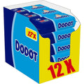 Toallitas de bebé Dodot, 624 toallitas, 12 paquetes (12x52), limpieza e hidratación en cada pasada.
