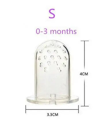 Alimentador antiahogo de silicona para bebés, niños y niñas, tetina para fruta, suministros de alimentación seguros para lactantes, biberón chupete con tetina.