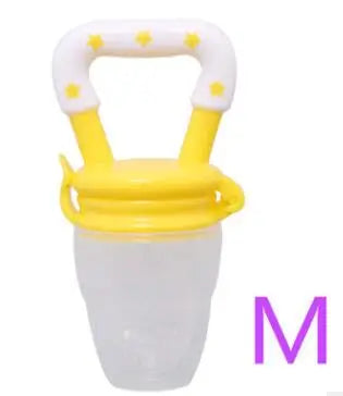 Alimentador antiahogo de silicona para bebés, niños y niñas, tetina para fruta, suministros de alimentación seguros para lactantes, biberón chupete con tetina.
