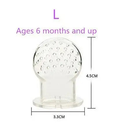 Alimentador antiahogo de silicona para bebés, niños y niñas, tetina para fruta, suministros de alimentación seguros para lactantes, biberón chupete con tetina.
