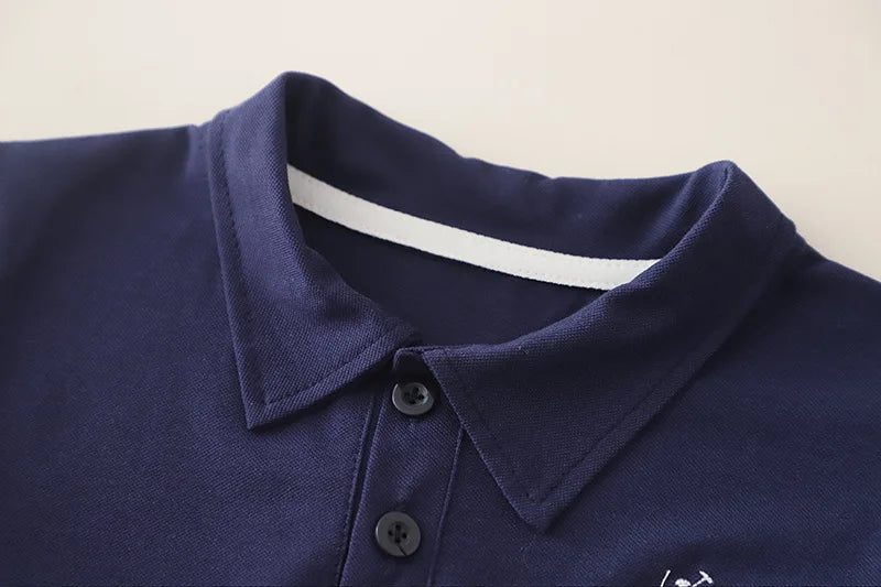Conjunto de ropa de moda de verano para bebé niño: Camiseta polo clásica y pantalones cortos (2 piezas), traje de chándal infantil para niños pequeños.