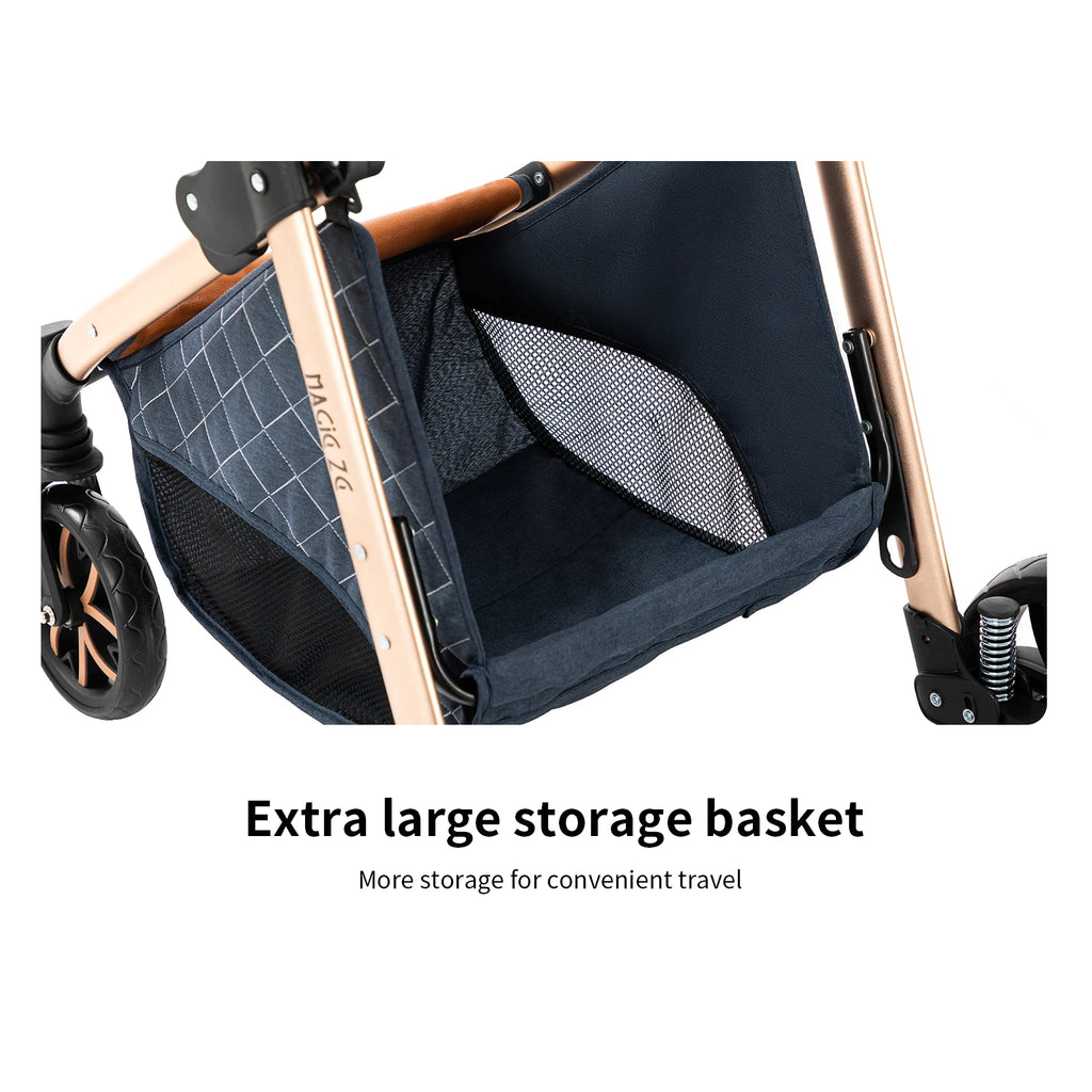 Sistema de Viaje para Bebé 3 en 1: Cochecito, Cuna Ligera desde el Nacimiento, Carrito Todo Terreno, Plegado Compacto, Silla de Paseo de Verano.