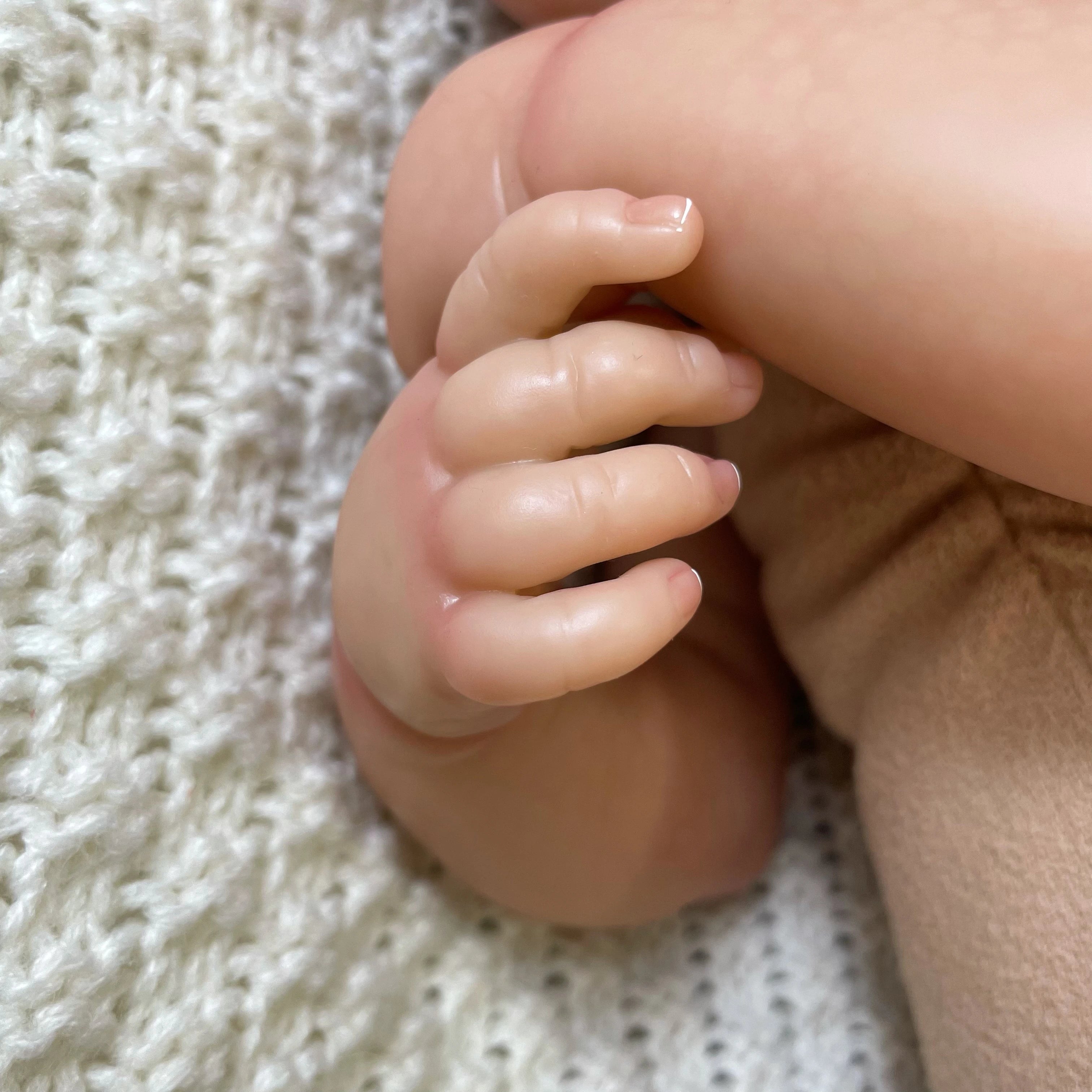 Muñeca Rebe Born LouLou de 19 pulgadas, de vinilo de silicona realista, cuerpo de tela, hecha a mano, juguete para niñas.